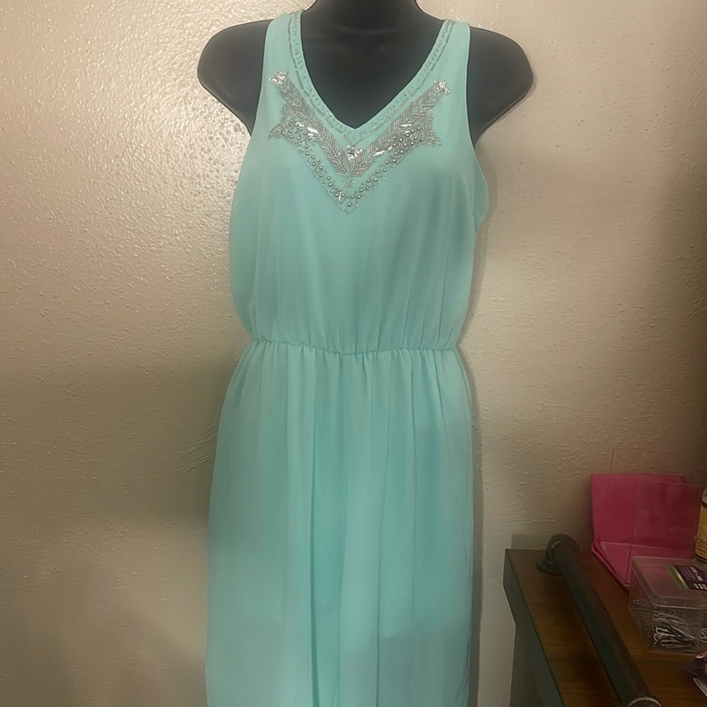 Detail Turquoise Jumpsuit